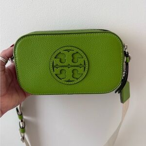 Tory Burch Miller Mini Green Crossbody Bag